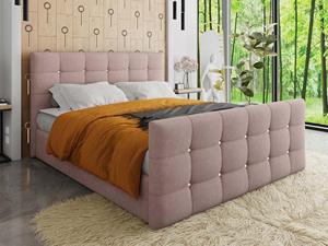 Mobistoxx Boxspring KLEOPATRA 180x200 cm bruin
