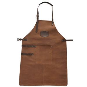 Hide & Stitches Hide en Stitches Lederen Kook/BBQ Schort Cognac