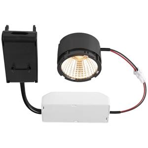SLV 1007381 NEW TRIA LED-inbouwlamp Energielabel: F (A - G) LED 8.3 W Zwart