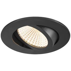 SLV 1007388 NEW TRIA 68 LED-inbouwlamp Energielabel: F (A - G) LED 8.3 W Zwart