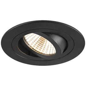 SLV 1007402 NEW TRIA 75 LED-Einbauleuchte EEK: F (A - G) LED 8.3W Schwarz