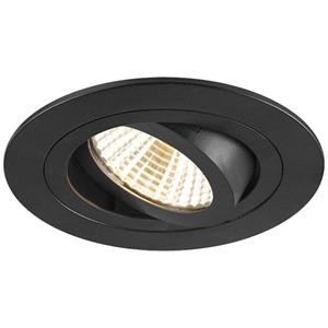 SLV 1007404 NEW TRIA 75 LED-Einbauleuchte EEK: F (A - G) LED 8.3W Schwarz