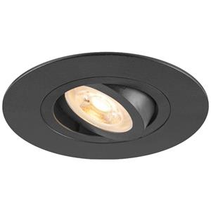 SLV 1007625 NEW TRIA 75 XL Einbauleuchte LED GU10 Schwarz