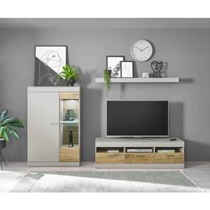 INOSIGN Wandmeubel SCARA trendy kleur met applicatie tineiken decor, met soft-closefunctie (3 stuks)