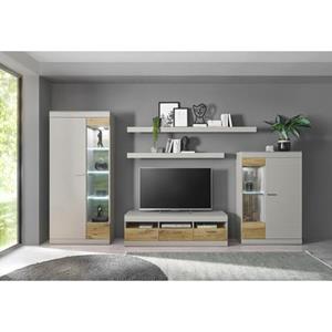 INOSIGN Wandmeubel SCARA trendy kleur met applicatie tineiken decor, met soft-closefunctie (5 stuks)