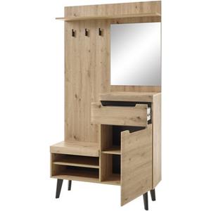 INOSIGN Halmeubelset TORGE mooie scandi look (set, 3 stuks)
