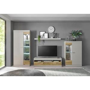 INOSIGN Wandmeubel SCARA trendy kleur met applicatie tineiken decor, met soft-closefunctie (4 stuks)