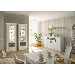 Home affaire Wandmeubel Ravenna in romantische landelijke stijl, grepen van metaal, soft-closefunctie (3 stuks)