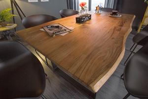 Invicta Interior Eettafel Mammut 140cm Wild-Acacia hout 26mm/ 43426