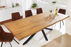 Invicta Interior Eettafel Galaxie Star 200cm Eik 50mm natuur/ 43104