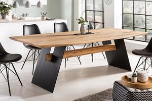 Invicta Interior Eettafel Grand Oak 200cm Wilde Eiken 36mm natuur/ 43390