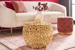 Invicta Interior Salontafel Leaf 55cm Gouden/ 43230