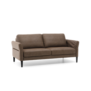 Prominent Relaxbank 3-Zits T-505 Donkerbruin Stof