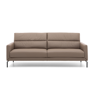 Prominent Relaxbank 3-Zits T-501 Lichtbruin Leer