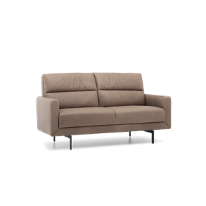 Prominent Relaxbank 2-Zits Small T-501 Lichtbruin Leer