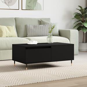 VidaXL Salontafel 90x50x36,5 cm bewerkt hout zwart