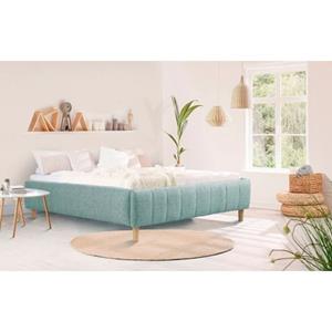 Andas Bekleed ledikant Tarje in 5 breedten, ook in extra lang 220 cm, incl. lattenrol