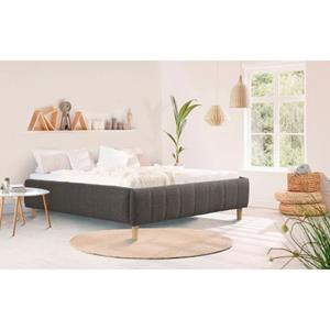 Andas Bekleed ledikant Tarje in 5 breedten, ook in extra lang 220 cm, incl. lattenrol
