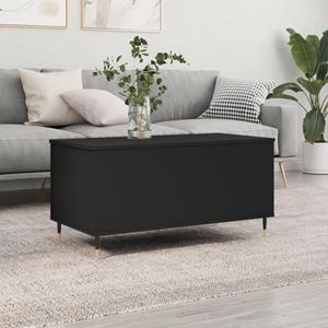 VidaXL Salontafel 90x44,5x45 cm bewerkt hout zwart