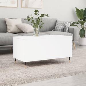 VidaXL Salontafel 90x44,5x45 cm bewerkt hout wit