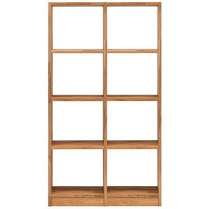 Home affaire Kastelement Ecko van mooi massief wildeikenhout, breedte 91,5 cm, met 8 vakken