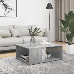 VidaXL Salontafel 90x67x33 cm spaanplaat betongrijs