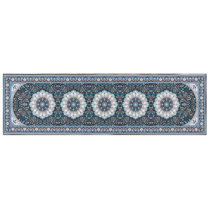 BELIANI Vloerkleed polyester blauw 60 x 200 cm GEDIZ