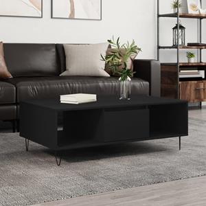 VidaXL Salontafel 104x60x35 cm bewerkt hout zwart
