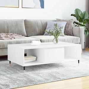 VidaXL Salontafel 104x60x35 cm bewerkt hout wit