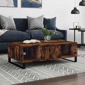 VidaXL Salontafel 104x60x35 cm bewerkt hout gerookt eikenkleurig