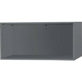 Schäfer Shop Select START UP opzet boekenkast, 1 OH, hout, B 800 x D 420 x H 372 mm, grafiet
