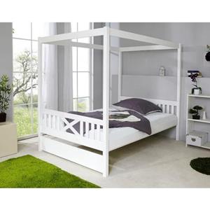Ticaa Hemelbed Lino in diverse breedten, grenen