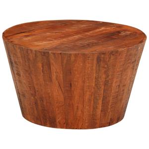 VidaXL SalontafelØ52x30 cm massief ruw mangohout