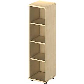 Schäfer Shop Genius TETRIS SOLID boekenkast, spaanplaat, 4 OH, B 400 x D 421 x H 1520 mm, ahorndecor