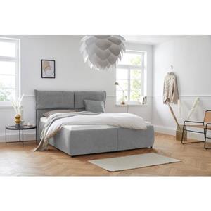 Andas Bekleed ledikant Jenson als bedframe of met 3 matrassoorten en hardheden