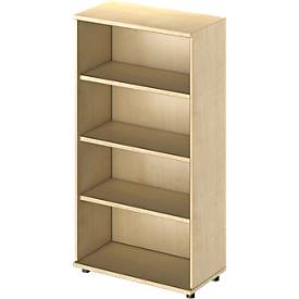 Schäfer Shop Genius Schäfer Shop  Genius TETRIS SOLID boekenkast, spaanplaat, 4 OH, B 800 x D 421 x H 1520 mm, ahorndecor
