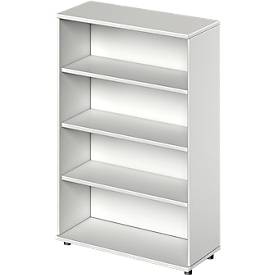 Schäfer Shop Genius Schäfer Shop  Genius TETRIS SOLID boekenkast, spaanplaat, 4 OH, B 1000 x D 421 x H 1520 mm, lichtgrijs