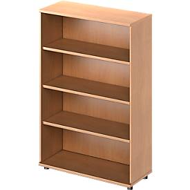 Schäfer Shop Genius Schäfer Shop  Genius TETRIS SOLID boekenkast, spaanplaat, 4 OH, B 1000 x D 421 x H 1520 mm, beukendecor