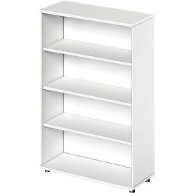 Schäfer Shop Genius Schäfer Shop  Genius TETRIS SOLID boekenkast, spaanplaat, 4 OH, B 1000 x D 421 x H 1520 mm, wit