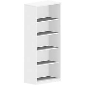 Boekenkast BEXXSTAR, 5 ordnerhoogtes, B 800 x D 445 x H 1895 mm, beukendecor