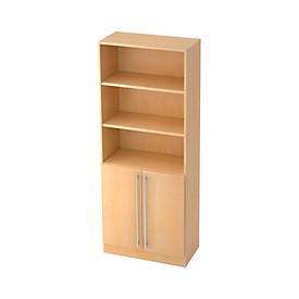HAMMERBACHER Mehrzweckschrank Q-Line mit Relinggriffen aus Metall