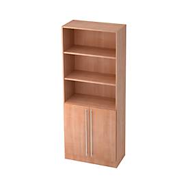 HAMMERBACHER Mehrzweckschrank Q-Line mit Relinggriffen aus Metall