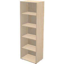 Schäfer Shop Genius Boekenkast TETRIS WALL, 5 HC, B 600 x D 420 x H 1880 mm, ahorn decor