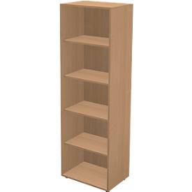 Schäfer Shop Genius Boekenkast TETRIS WALL, 5 HC, B 600 x D 420 x H 1880 mm, beuken decor