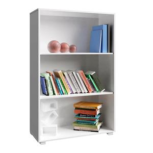 Casaria Bücherregal Vela, mit 3 Fächer 115x60x28cm höhenverstellbare Böden Holz Bücher