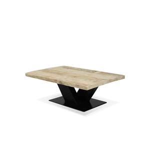 Industrielemeubelshop Steigerhouten salontafel Corder met V poot