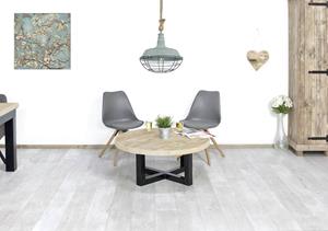 Industrielemeubelshop Ronde steigerhouten salontafel Worland