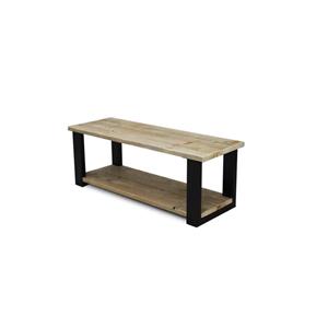 Industrielemeubelshop Steigerhouten salontafel Everly met U poten