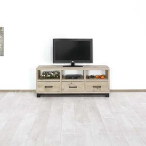 Industrielemeubelshop Steigerhouten TV meubel Marne met lades
