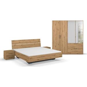 OTTO Slaapkamerserie Compleet slaapkamer Challenger (Set van 4 delen) Kast 2 breedtes, bed 3 breedtes, 2 nachttafels MADE IN GERMANY